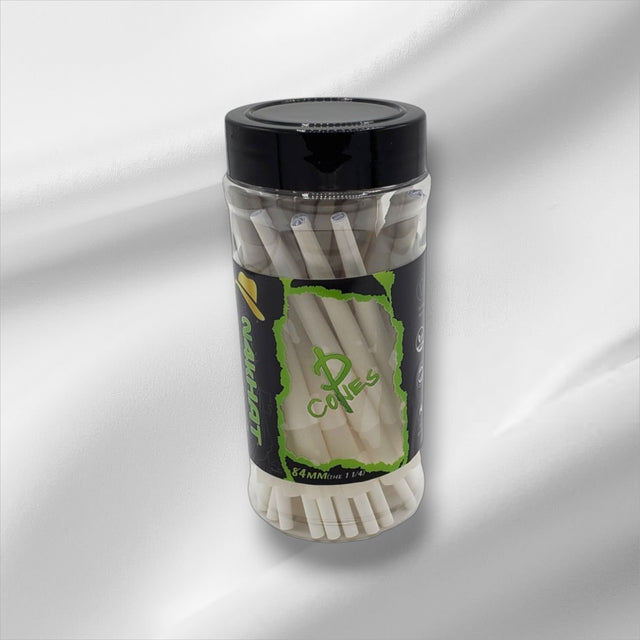 P-Cones 84mm (The 1 1/4) "Organic Hemp" Cones [50 cones per jar]