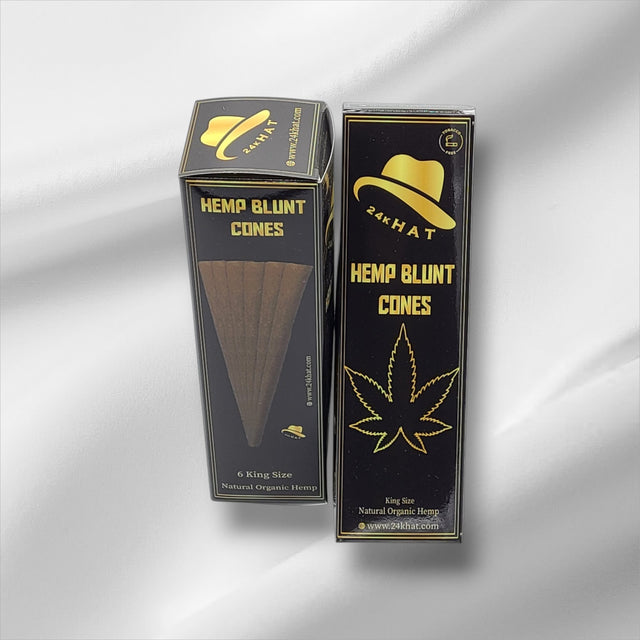 B-Cones 109mm (King) "Brown Hemp" Cones [6 Individually Pack Cones per box]